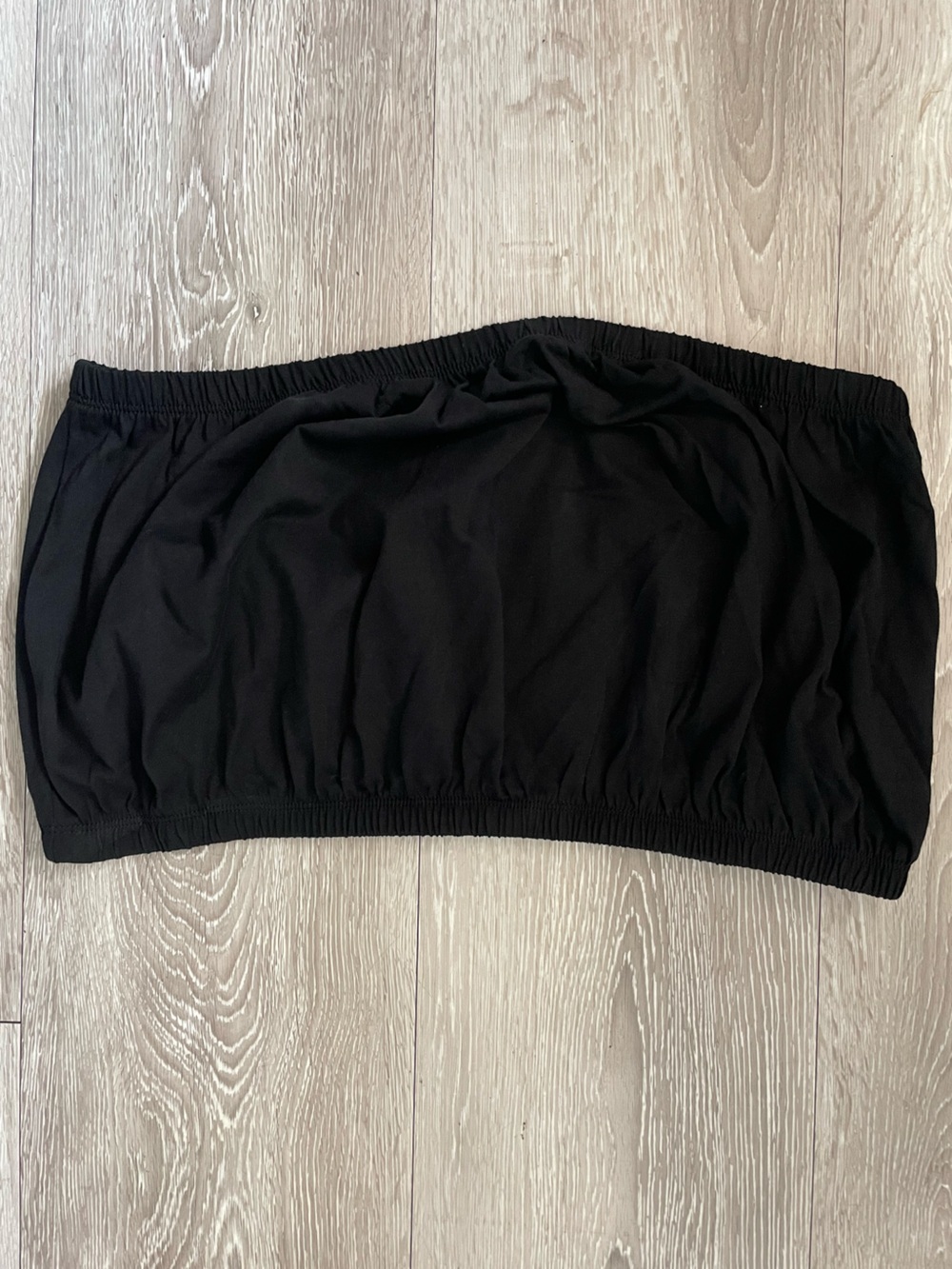 NEW Wilfred Natasha 100% Cotton Tube Top Bandeau Black